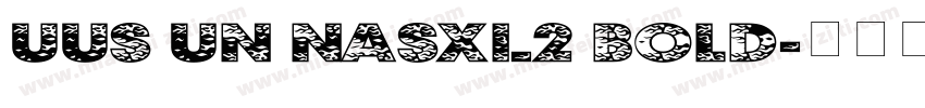UUS UN NASXI_2 Bold字体转换